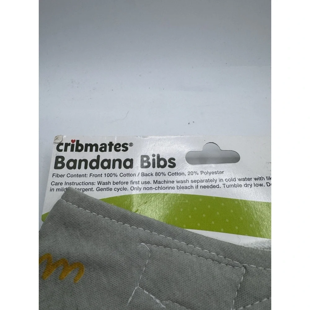 Crib Mates Bandana Bibs Mix It Up Construction 4 Pack Baby Boy Cotton